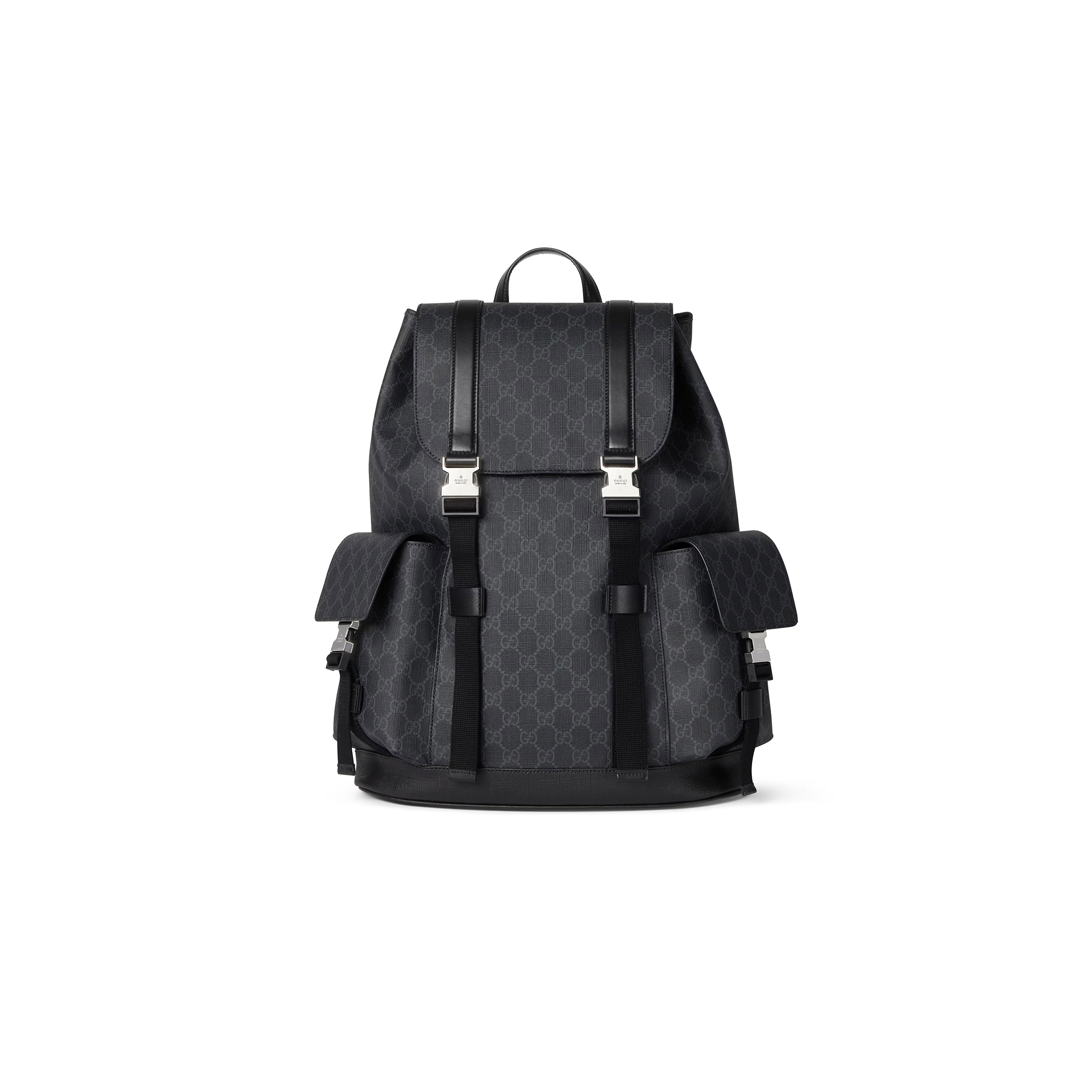GUCCI GG BLACK LARGE BACKPACK 792080 FADJQ 1185 (46*35*12cm)